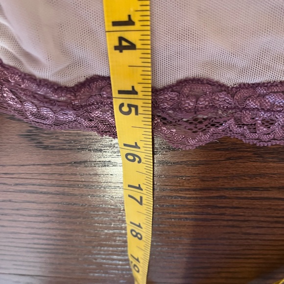 Y2K Purple Mesh Lace Trim Cami Tank Top Vintage Grunge Fairy Earthy Whimsigoth - Picture 8 of 8